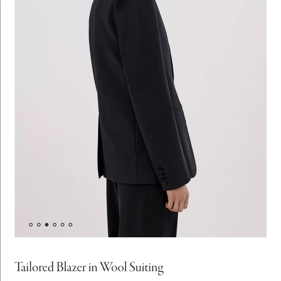 CO Collections Small Black Tailored Blazer in Garbardine - Picture 11 of 11